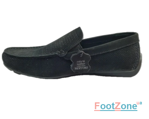 Men's loafers Bertoni H30172 with perforation: style and comfort in one pair.