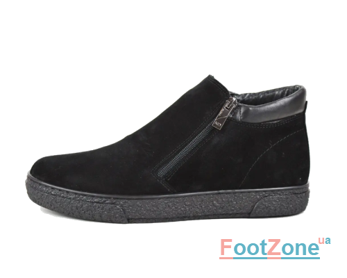 Stylish suede boots with a convenient zipper - model Kadar 3619061